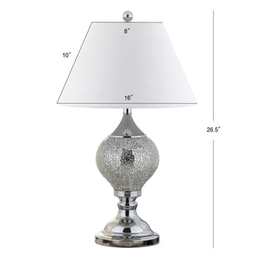 Louise 27" Mirrored LED Table Lamp - JONATHAN Y